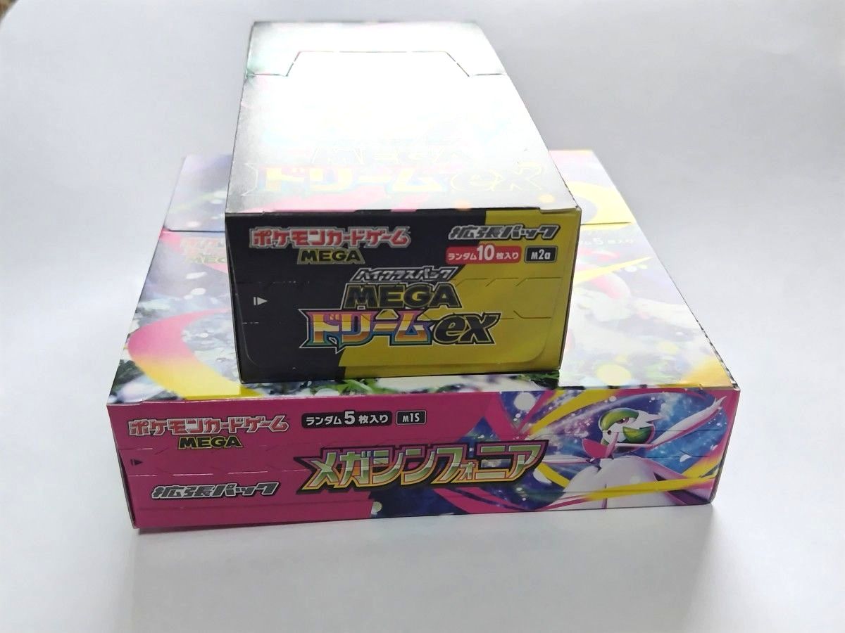 ポケモンカードゲーム メガシンフォニア MEGAドリームex 各1BOX 計2BOX