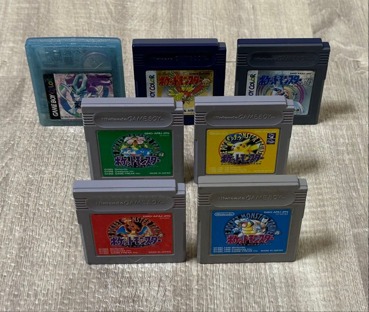 GB ゲームボーイソフト ポケットモンスター ポケモン 7本セット