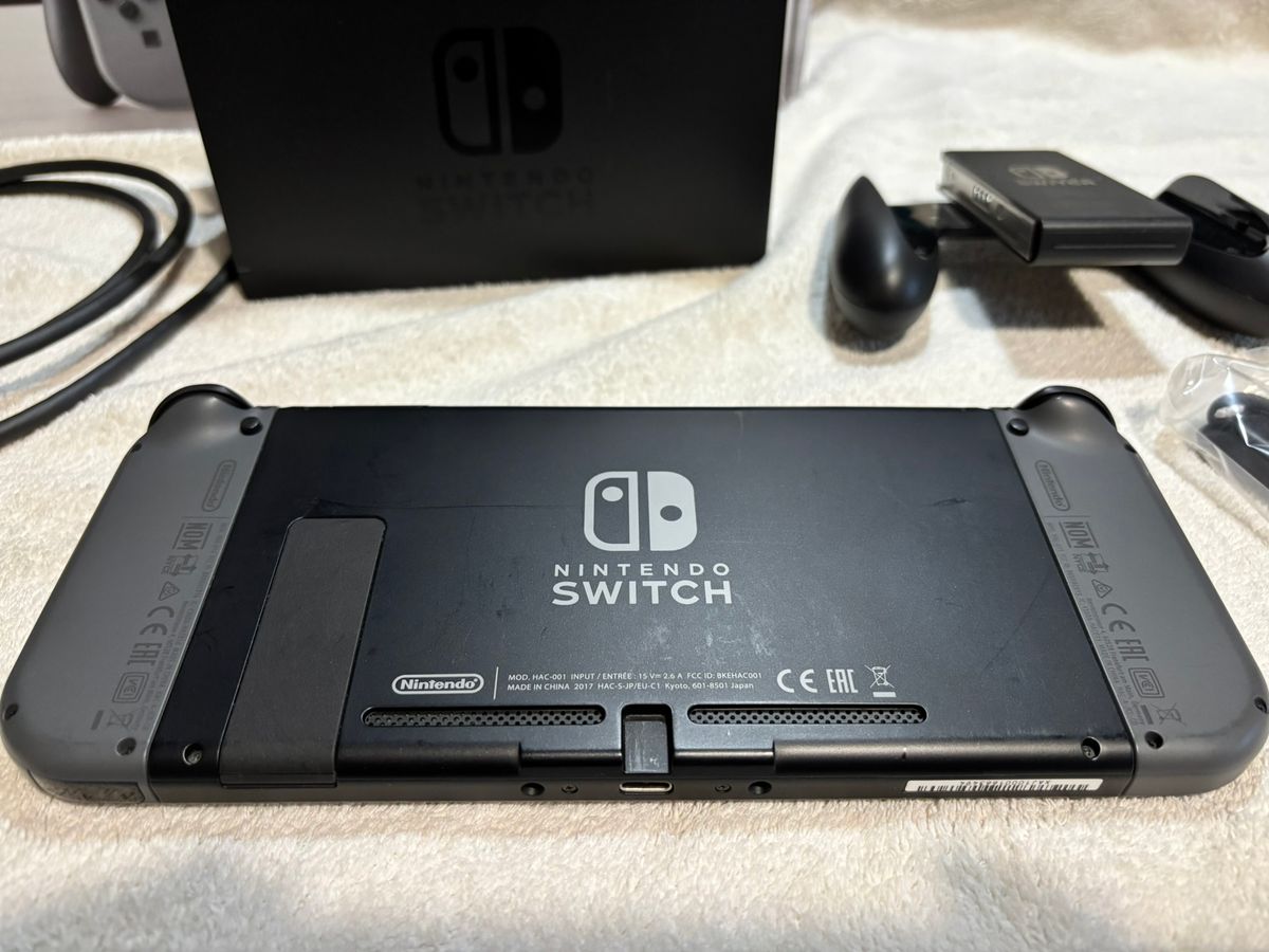 Nintendo Switch グレー 箱あり microSD128GB付き｜Yahoo!フリマ（旧
