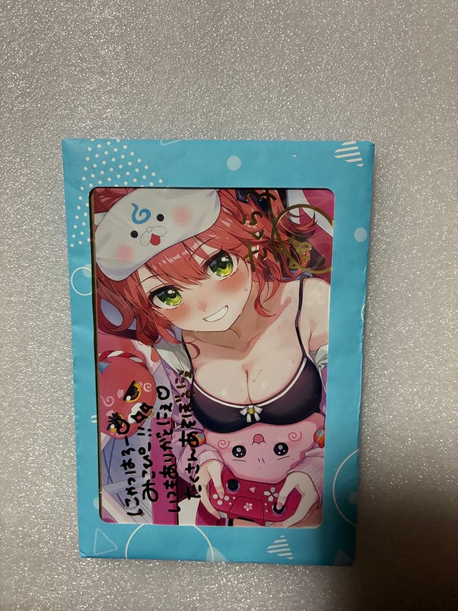 新品未開封】ホロライブ さくらみこ 活動6周年記念 複製サイン ポスト