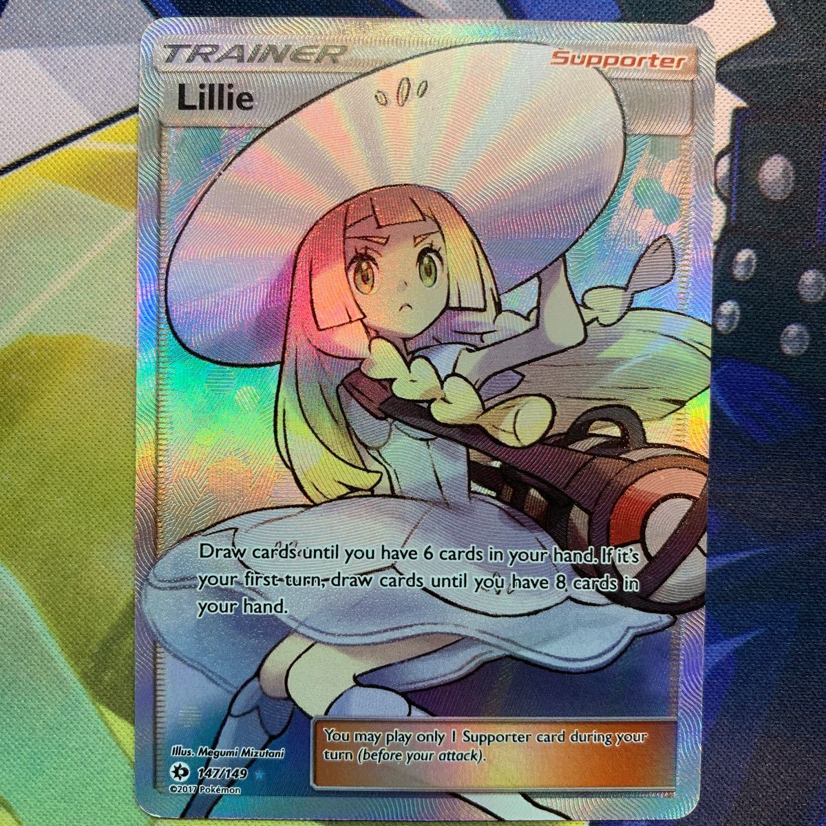 ポケモンカード 英語 SR リーリエ 帽子 PSA9 ポケカ リーリエ SR 海外