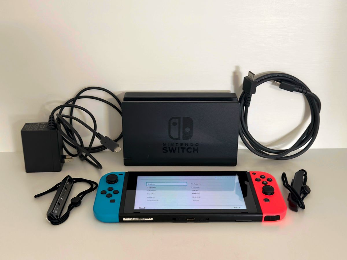 Nintendo Switch 1 動作確認済 Joy-Con 任天堂 ネオンブルー ネオン