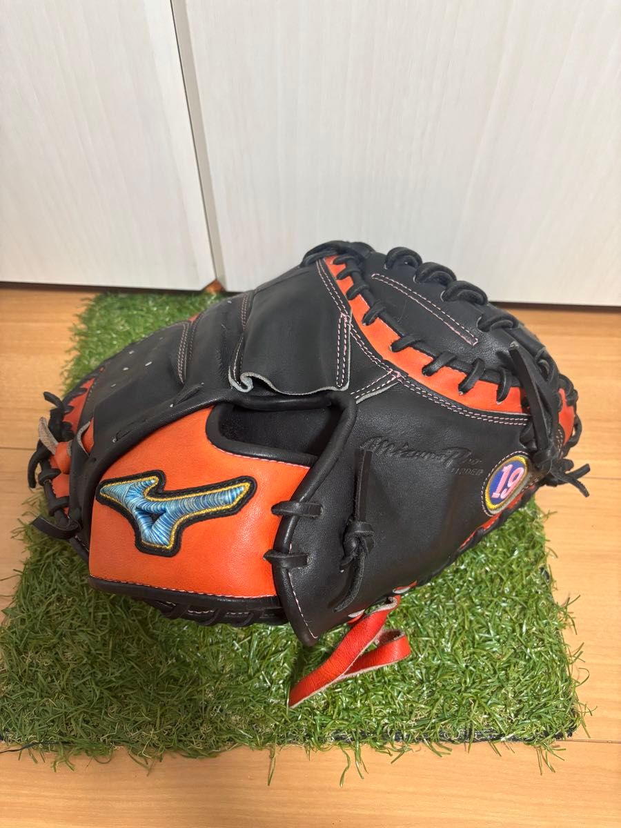 炭谷モデル ミズノプロ ダイバーシティブルー キャッチャーミット 捕手