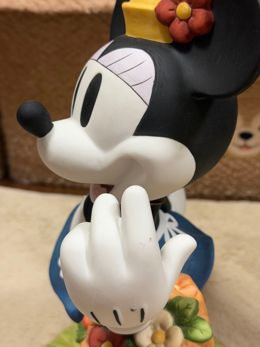 ミニーマウス ガーデンスタチュー 加藤工芸 フィギュア ディズニー
