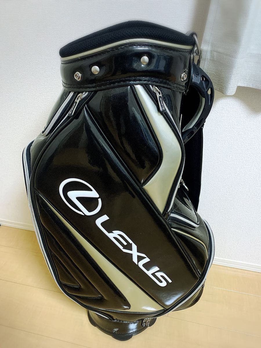 LEXUS レクサス キャディバッグ ゴルフバッグ ブラック｜Yahoo!フリマ
