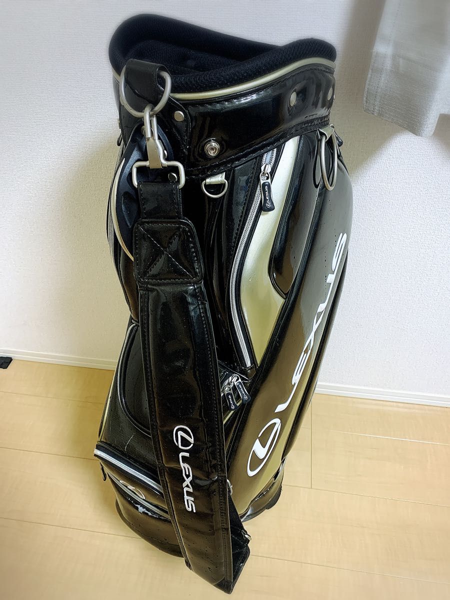 LEXUS レクサス キャディバッグ ゴルフバッグ ブラック｜Yahoo!フリマ