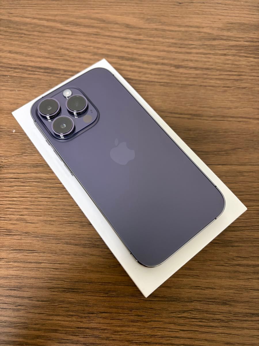 iPhone 14 Pro 128GB SIMフリー 本体 純正バッテリー100% 箱付 Apple
