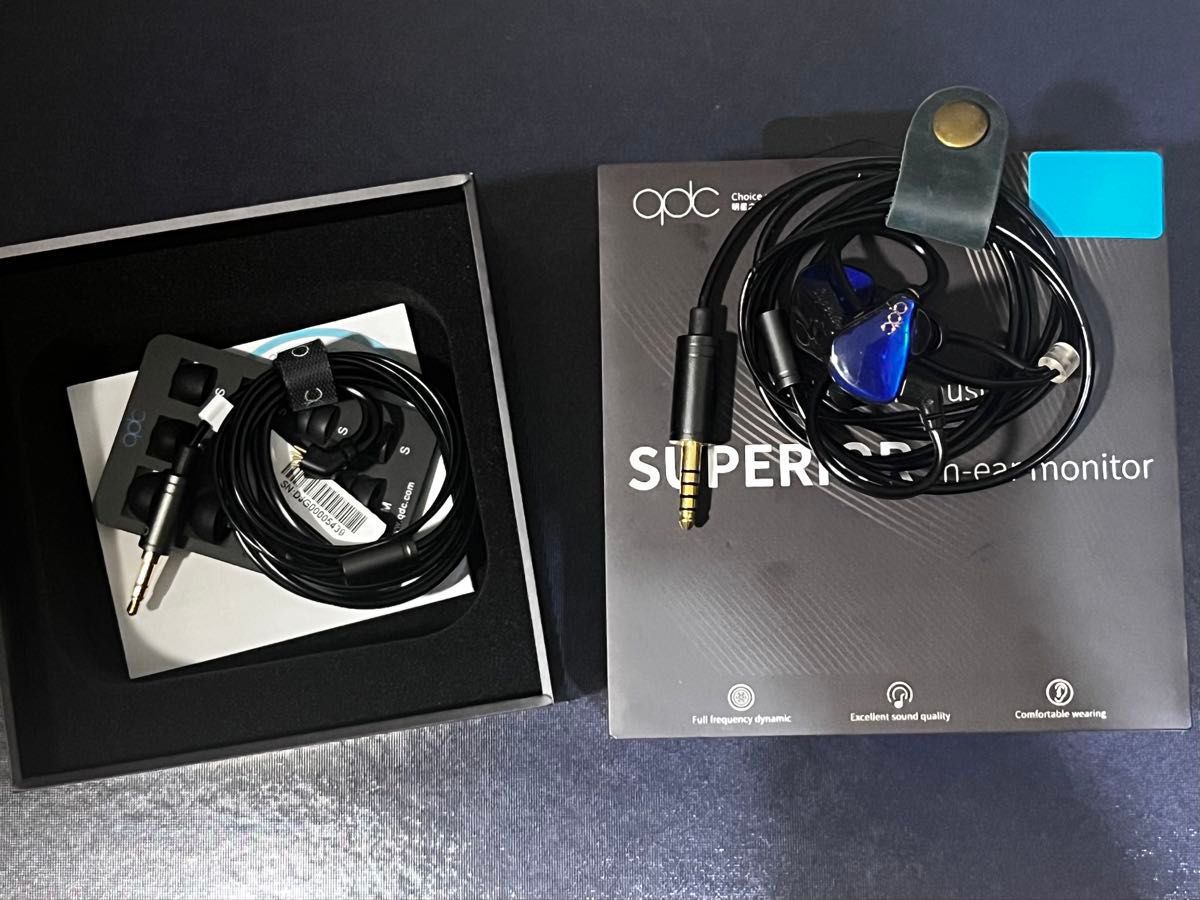 qdc SUPERIOR 有線イヤホン Azure Blue｜Yahoo!フリマ（旧PayPayフリマ）