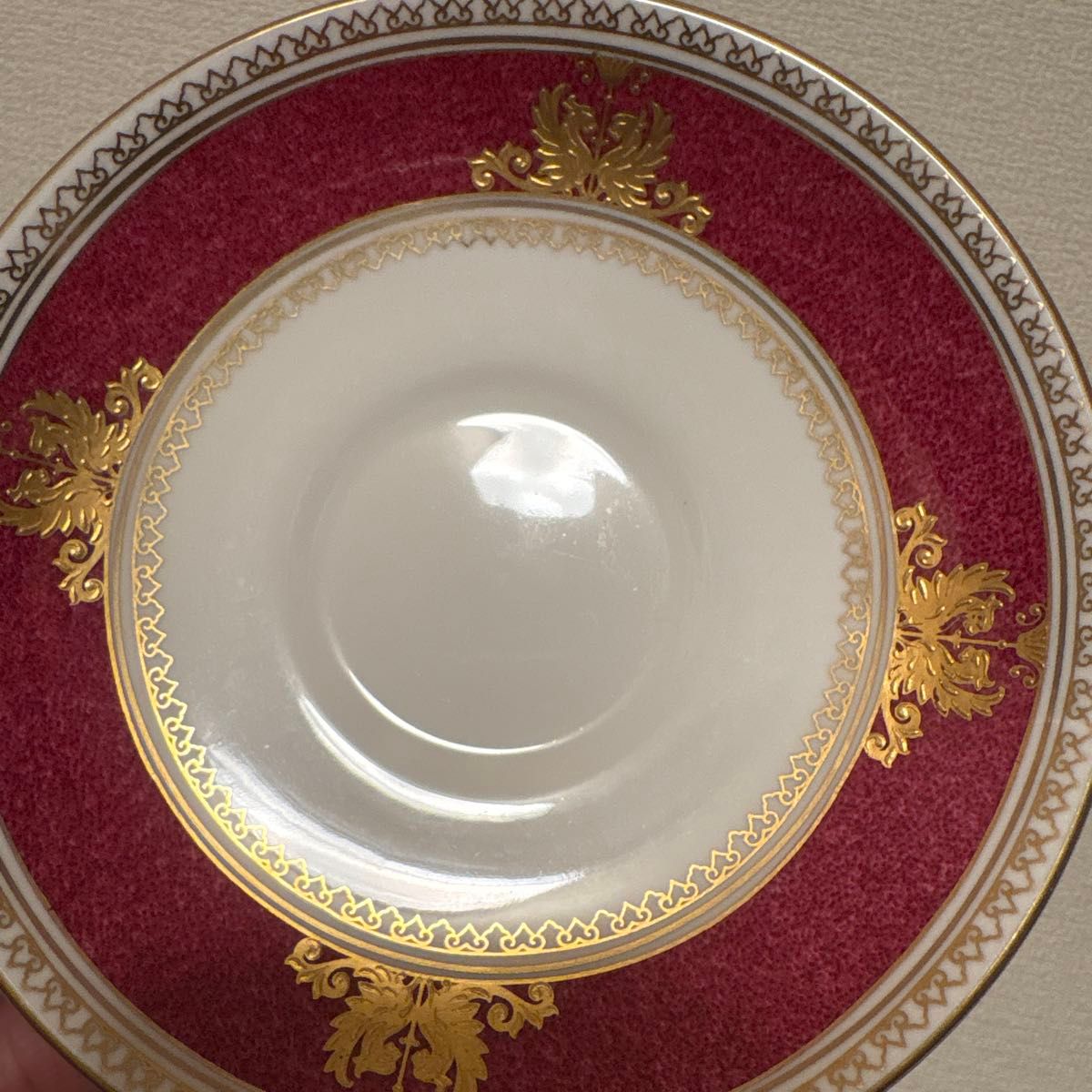 ウェッジウッド コロンビア パウダールビー ピオニー ティー カップ