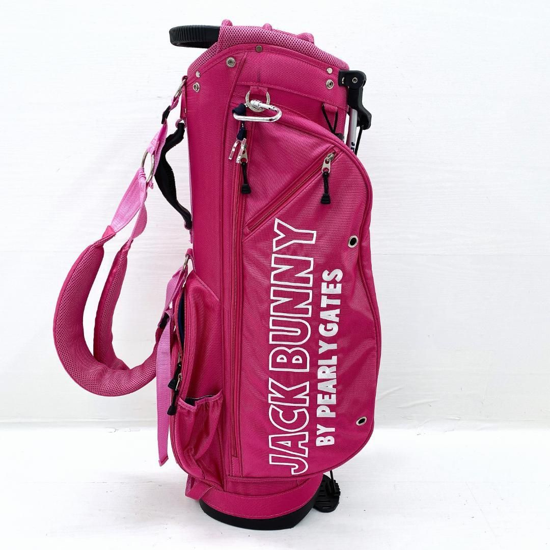 JACK BUNNY by 54 PEARLY GATES ジャックバニー ピンク キャディバッグ