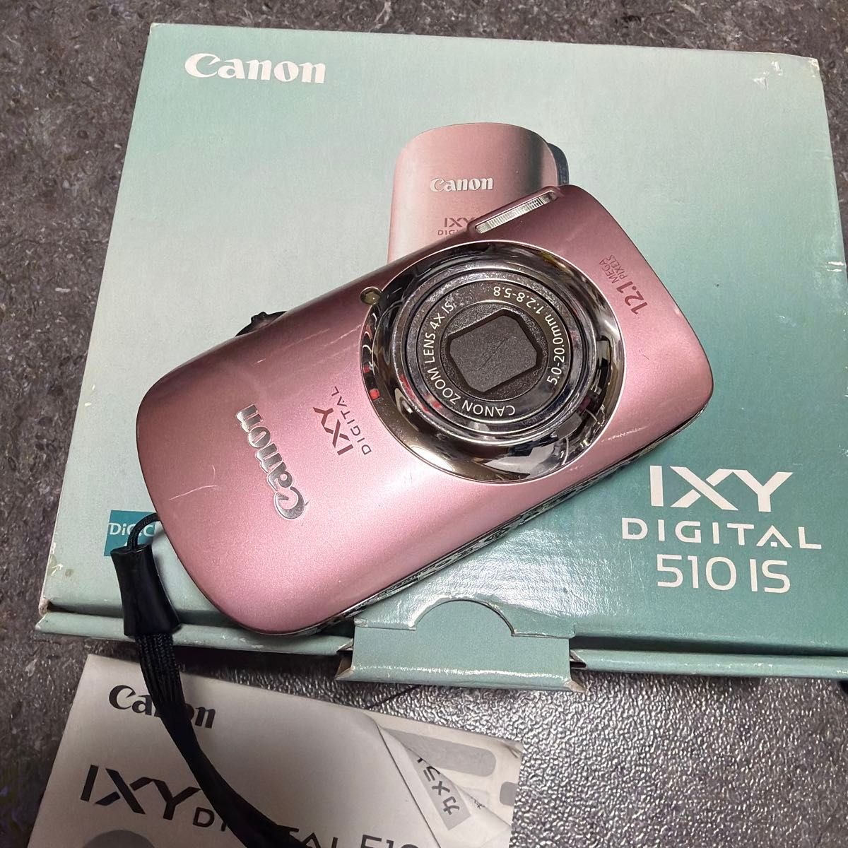 レアピンク canon キヤノン IXY DIGITAL 510 IS コンデジ ピンク