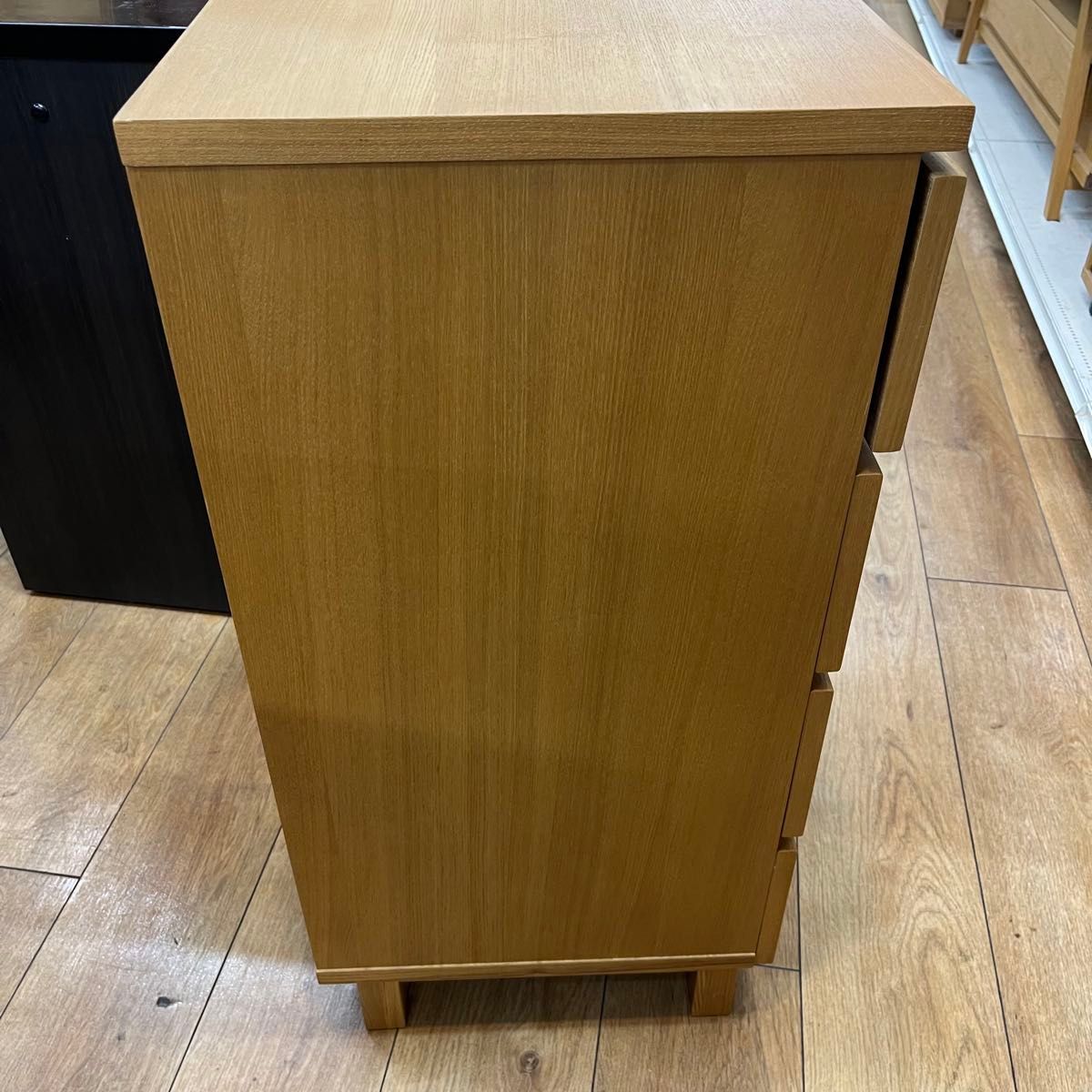 無印良品 ナチュラルウッド 4段木製ラック 天然木 タモ材｜Yahoo