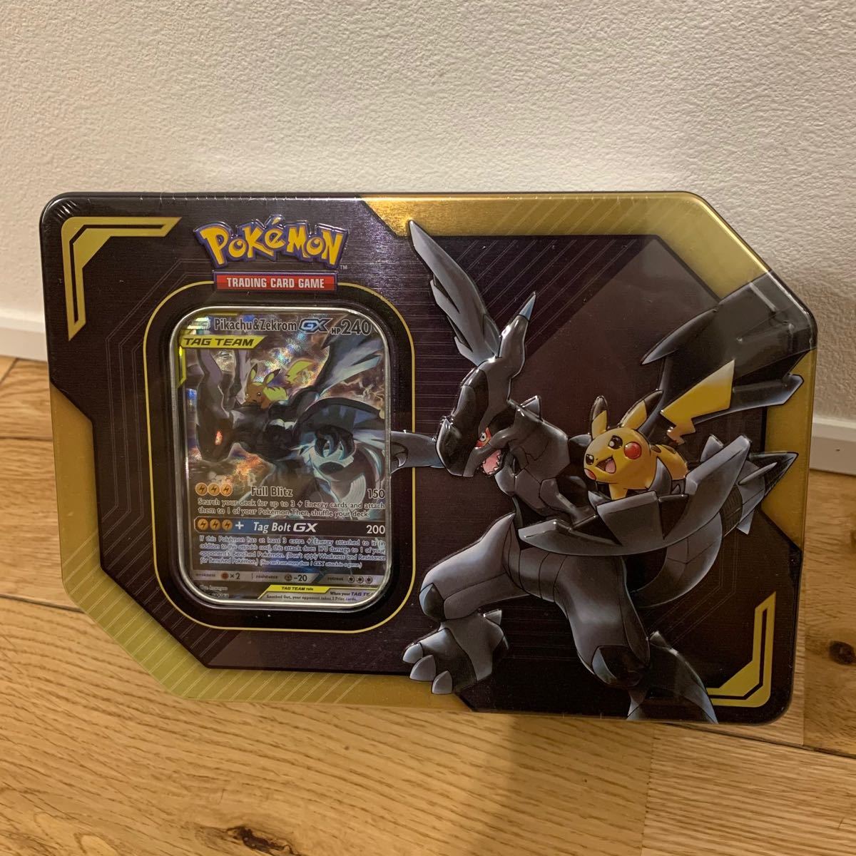 ピカチュウ&ゼクロムGX SRスペシャルアート プロモ 海外限定 BOX