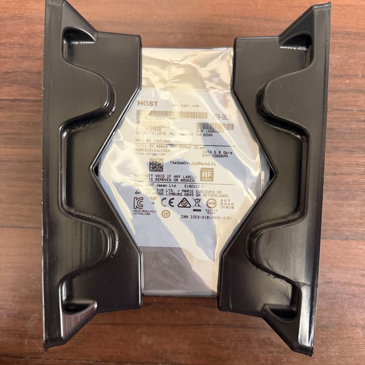 HGST Deskstar NAS 10TB HDD 7200RPM HDN721010ALE604 動作確認済 約