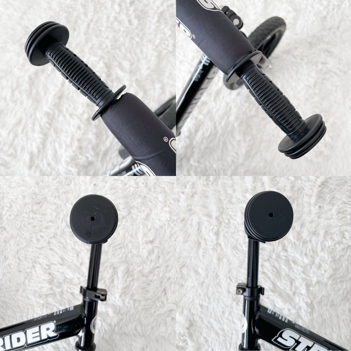 美品】ストライダー スポーツ 12インチ ブラック STRIDER バイク 付属