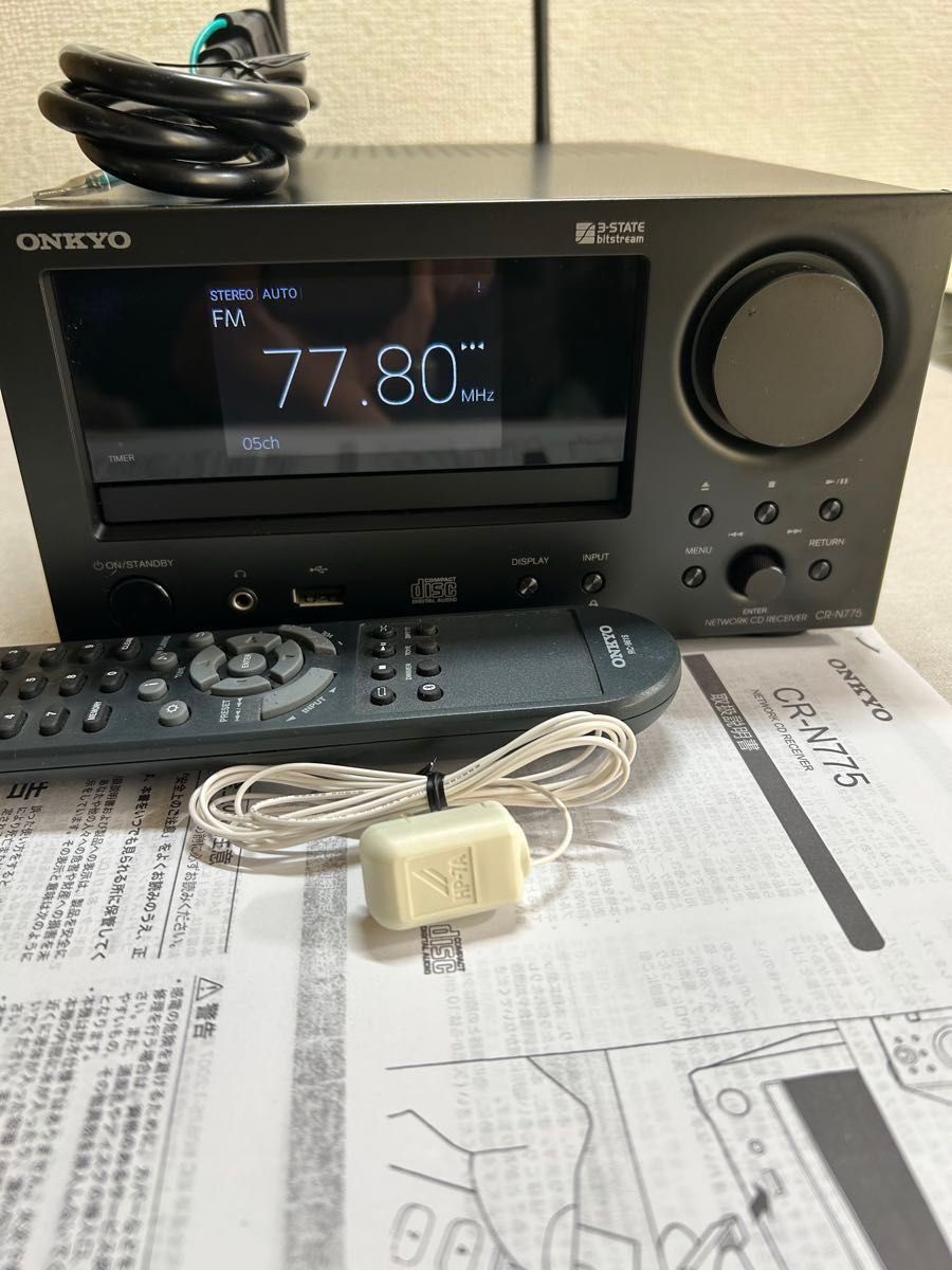 H17 整備美品 ONKYO CR-N775 (B) ハイレゾ対応ネットワークCD