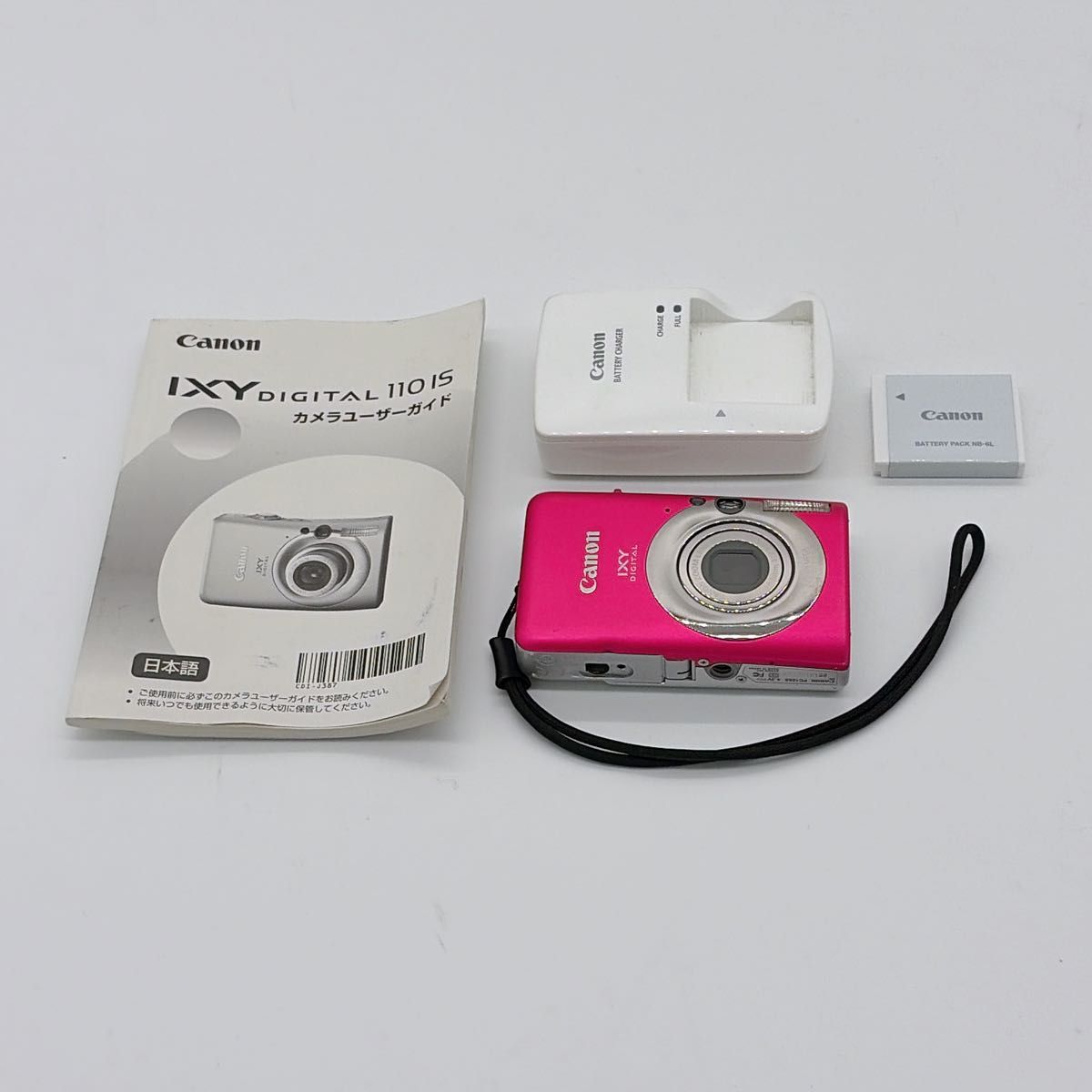 Canon IXY DIGITAL キャノン 110 IS コンパクトデジタルカメラ ピンク