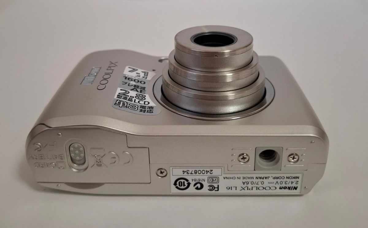 ジャンク品・美品 ニコン NIKON COOLPIX L16 デジタルカメラ｜Yahoo