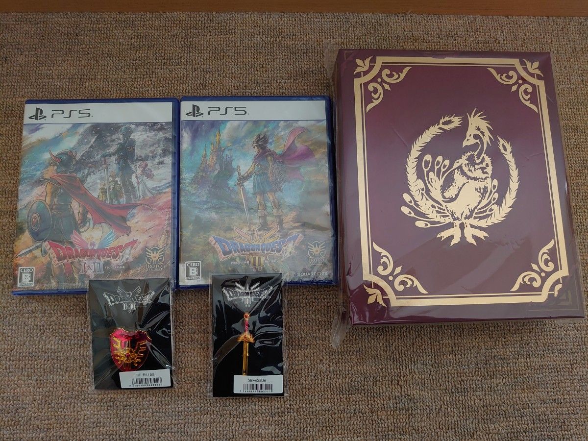 PS5 ドラゴンクエストI＆II ドラゴンクエストIIIソフト+特典ピンズ