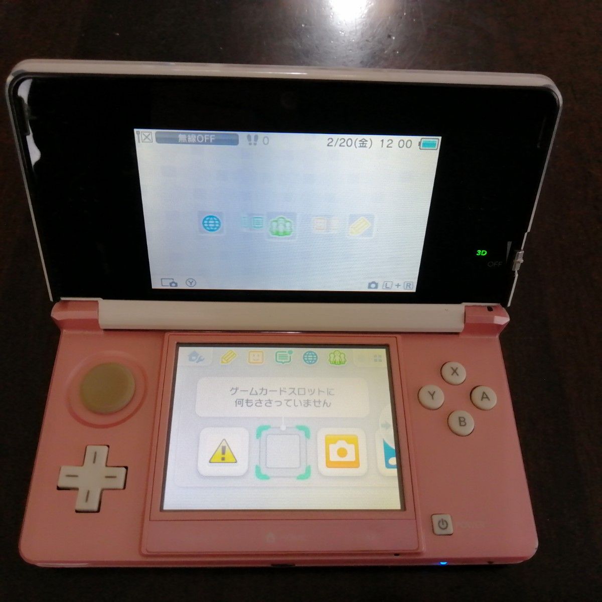 使用品 ニンテンドー3DS ミスティピンク 本体 起動動作のみ確認済み