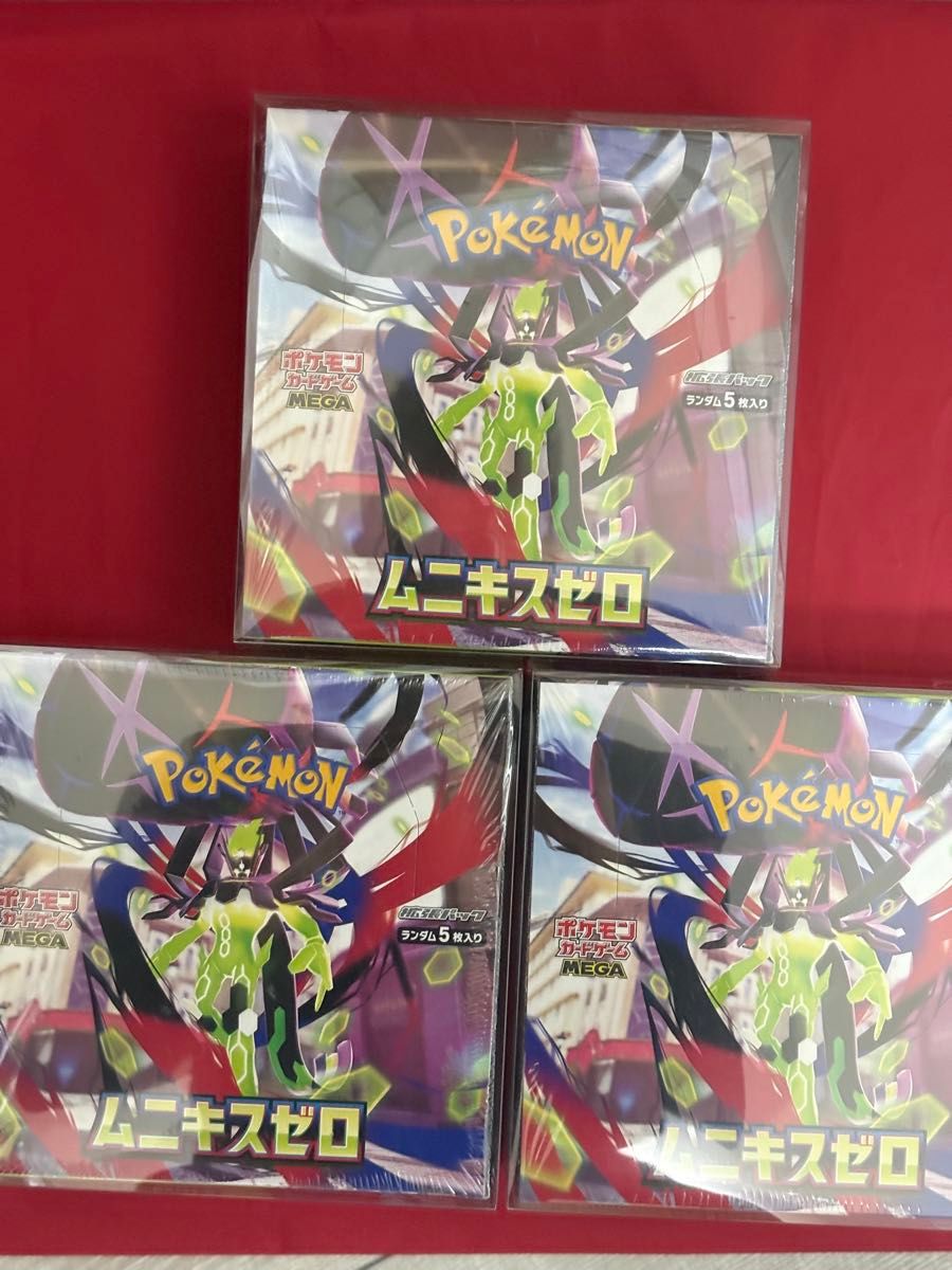 ポケモンカードゲーム ムニキスゼロ BOX シュリンク付き3箱｜Yahoo