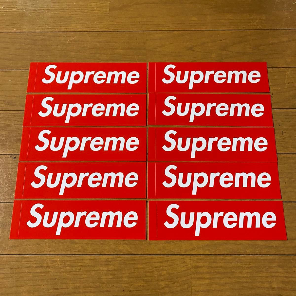 Supreme Box Logo Sticker Set 10枚 シュプリームボックスロゴ