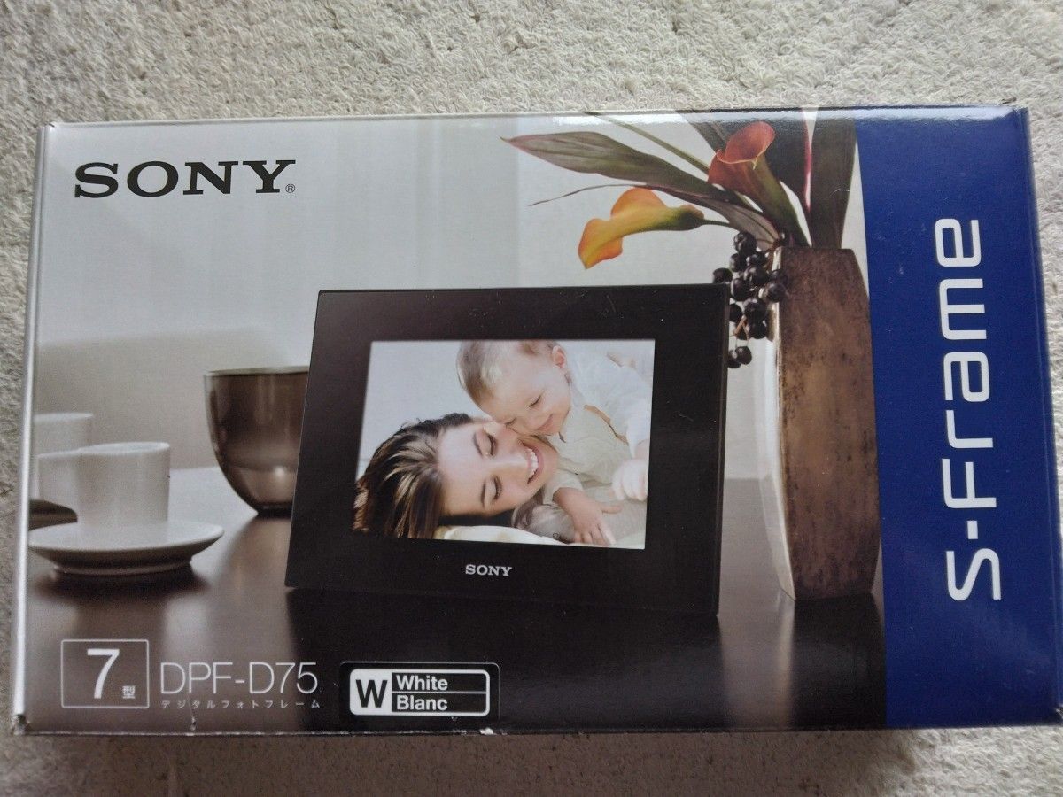 SONY ソニー デジタルフォトフレーム S-Frame DPF-D75/W｜Yahoo!フリマ