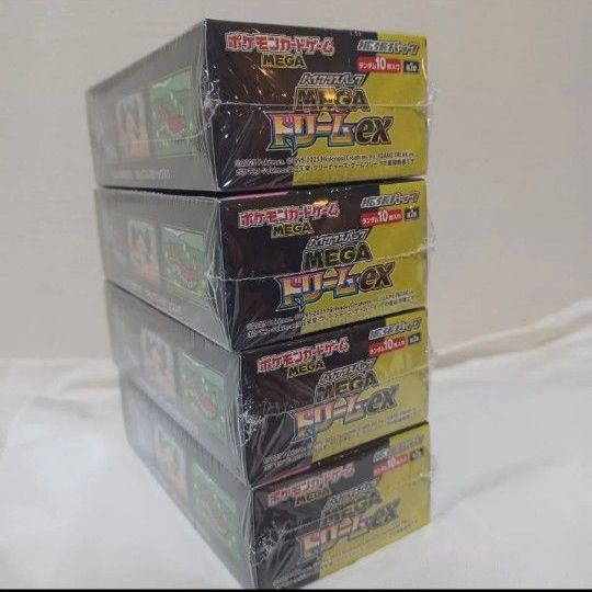 未開封] ポケモンカードゲーム ハイクラスパック MEGAドリームex 4BOX