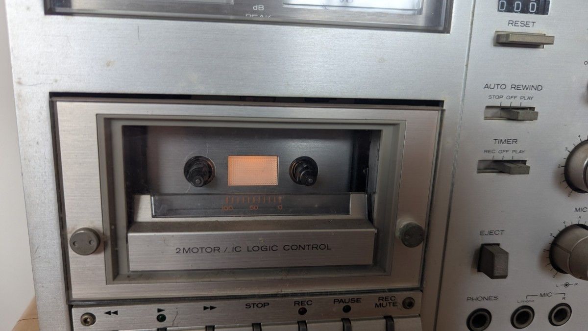 日立 Lo-D D-5M ローディー ステレオカセットデッキ【希少品ジャンク