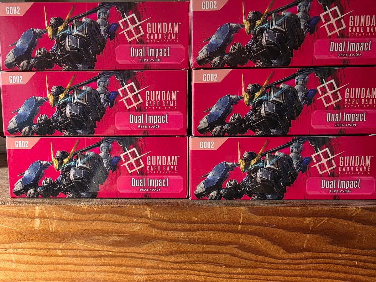 6BOX ガンダムカードゲーム Dual Impact デュアルインパクト 未開封