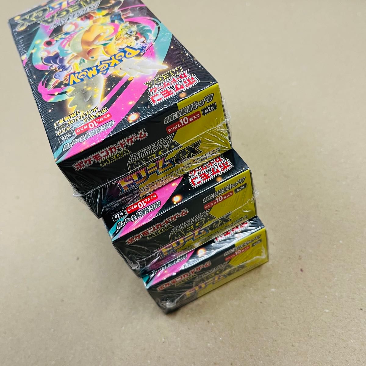 ポケモンカードゲーム MEGAドリームex 3BOX シュリンク付き 新品 未