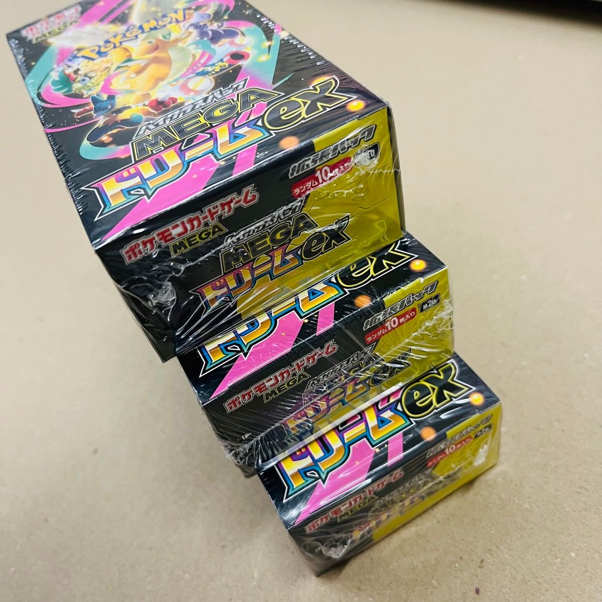 ポケモンカードゲーム MEGAドリームex 3BOX シュリンク付き 新品 未