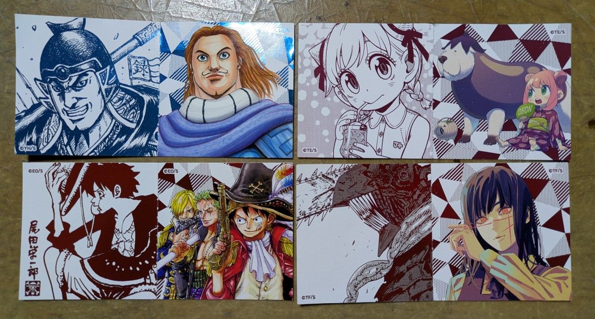 ナツコミ2022 ダブルステッカー ONE PIECE SPY×FAMILY キングダム