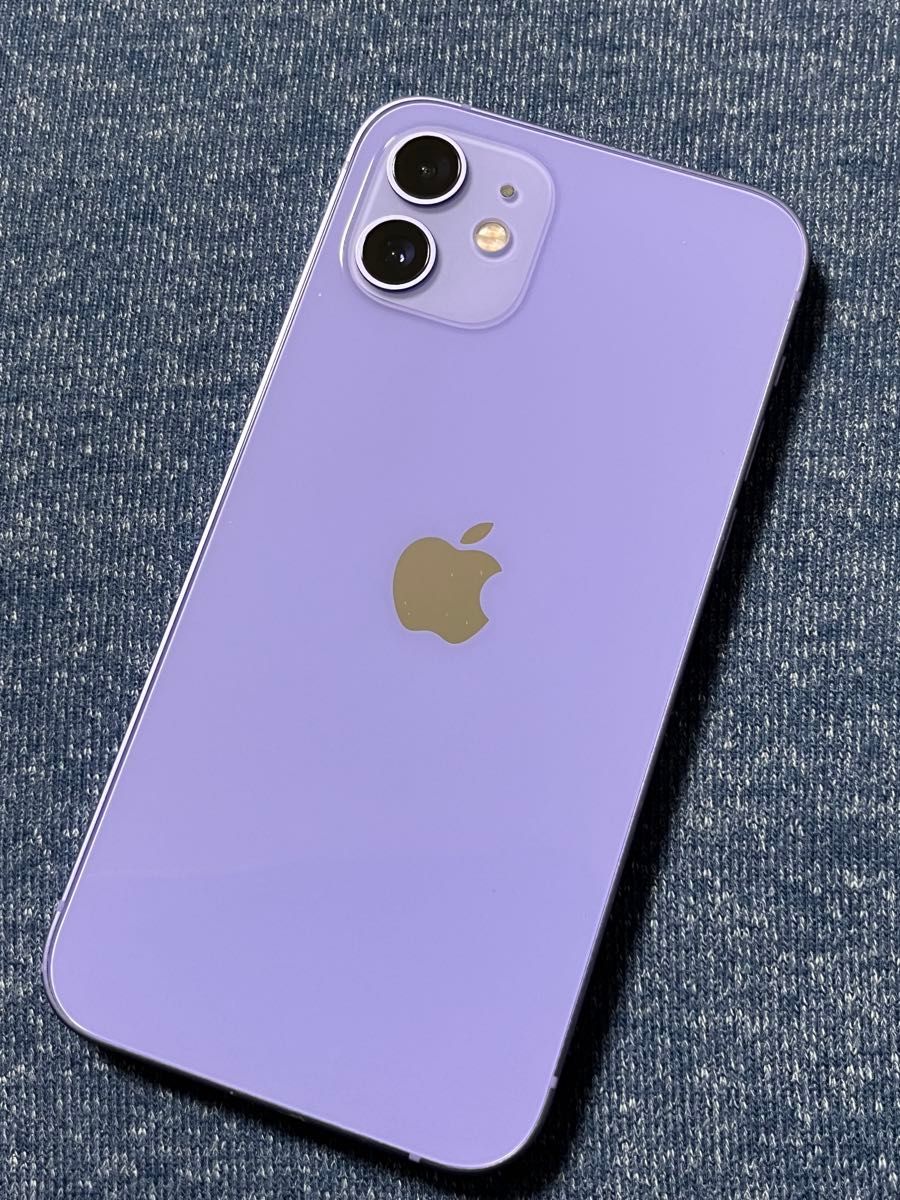 iPhone12 パープル 128GB バッテリー最大容量100%｜Yahoo!フリマ（旧