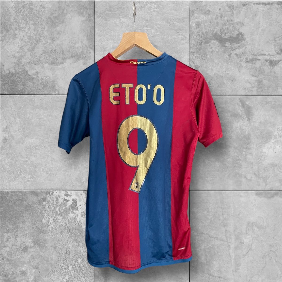 NIKE FCバルセロナ 07/08 ホーム ユニフォーム L エトー ナイキ