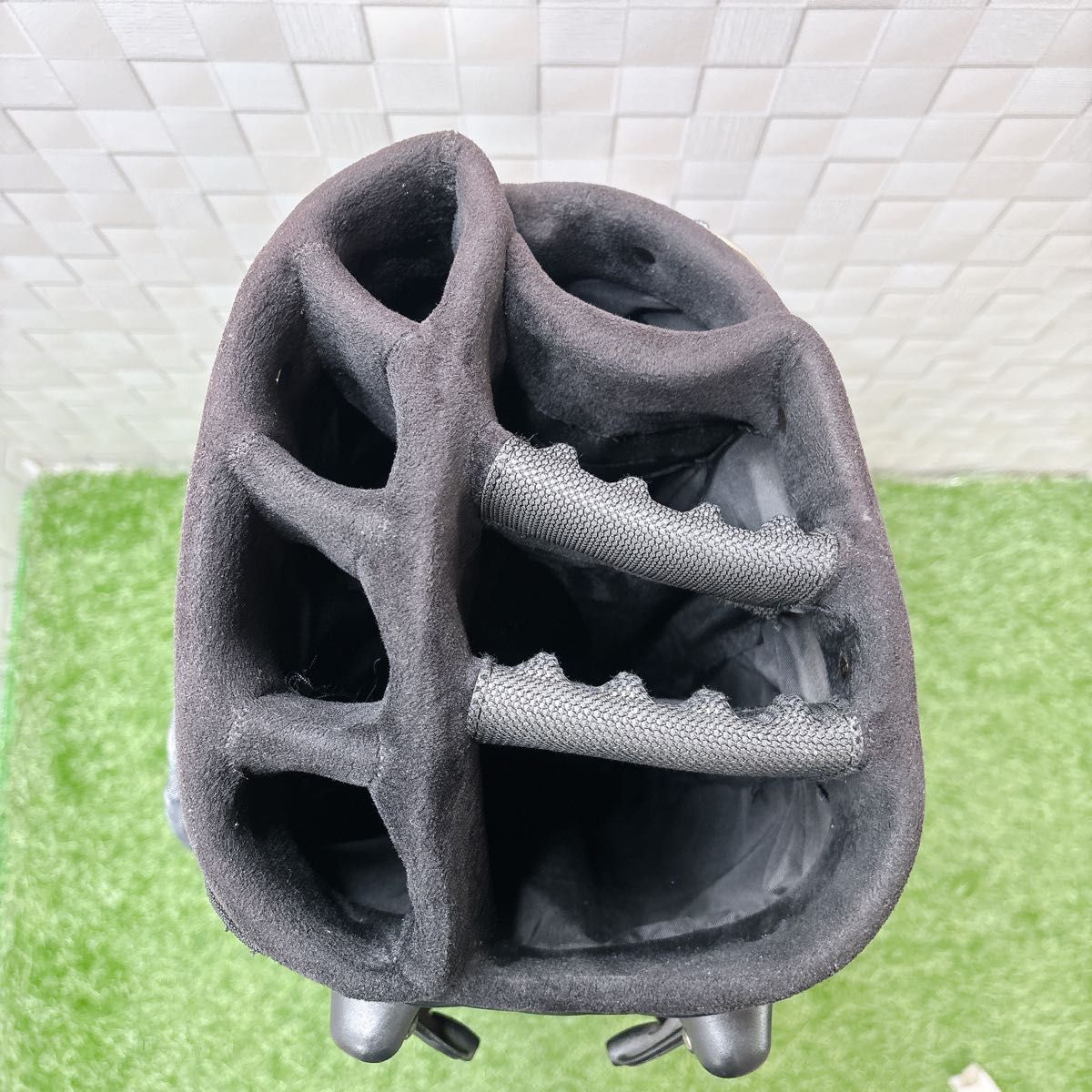 希少 エビス EVISU キャディバッグ スタンド式 デニム素材 芝生くん