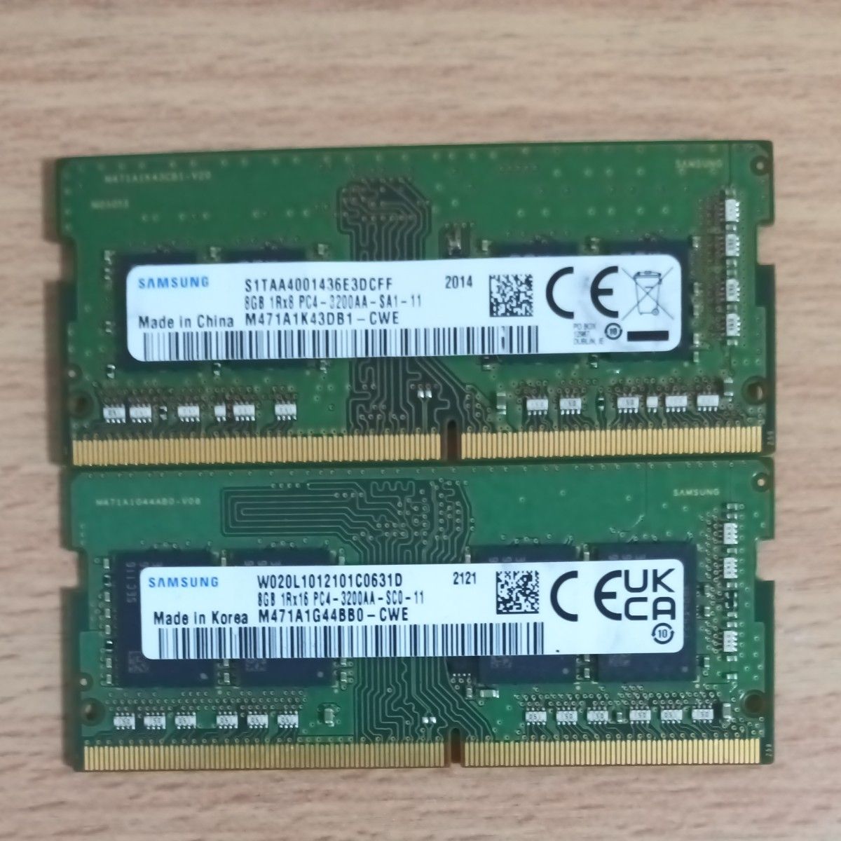 ノートパソコン用メモリ SAMSUNG PC4-3200AA 16GB（8GB×2枚）｜Yahoo