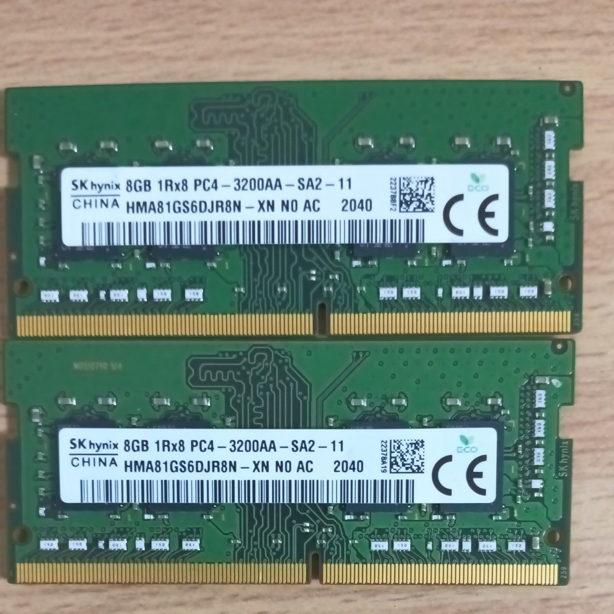 ノートパソコン用メモリ SKhynix PC4-3200AA 16GB（8GB×2枚）｜Yahoo