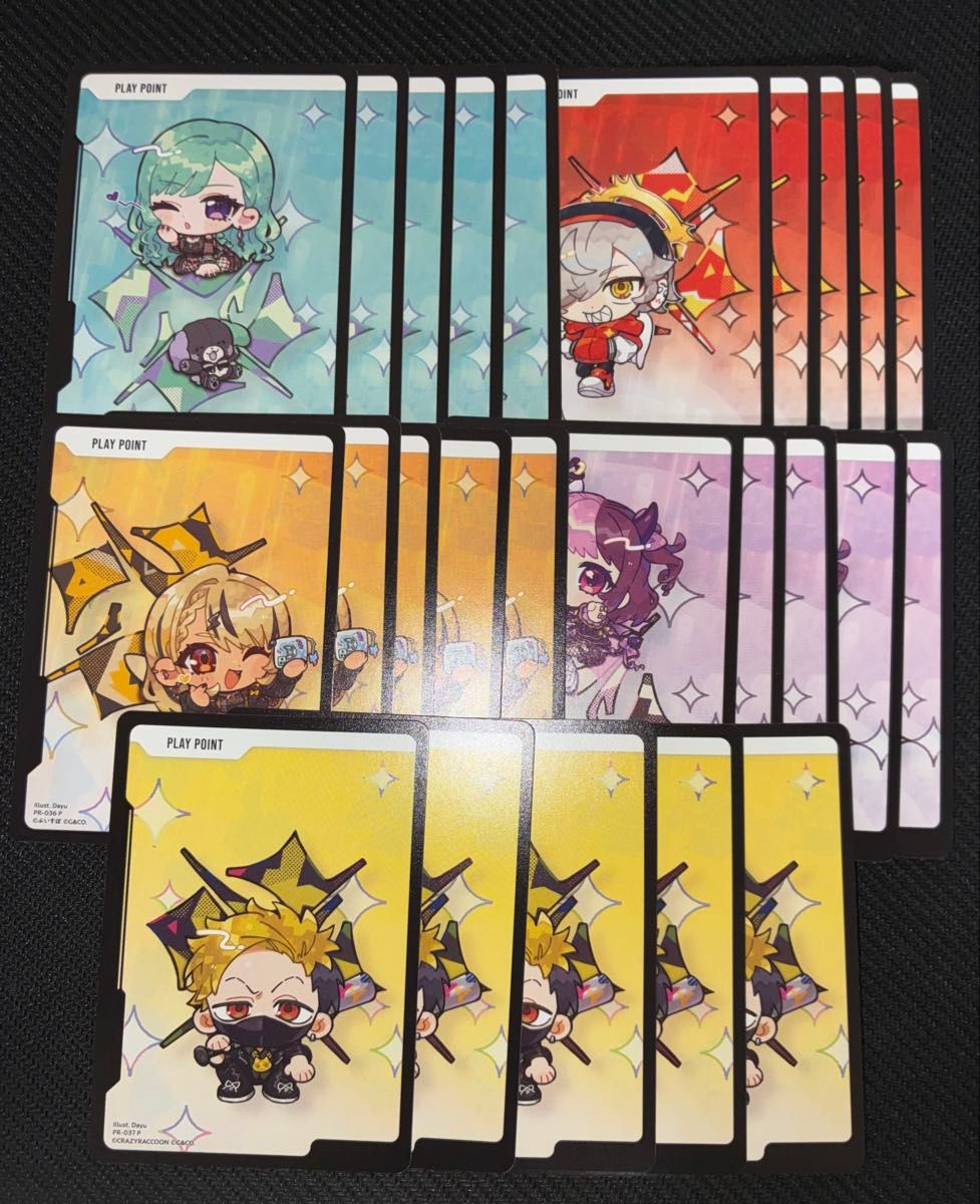 クロスタ プレイポイント プロモ Xross Stars 5種5枚ずつ｜Yahoo