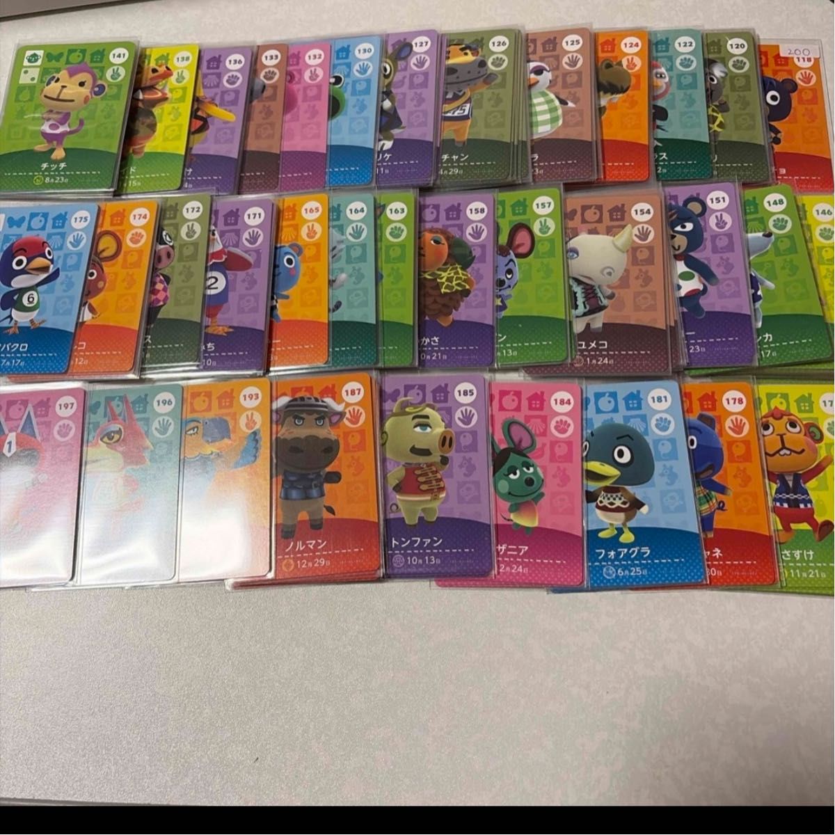 画像変更しました/バラ売り可能 どうぶつの森 amiiboカード