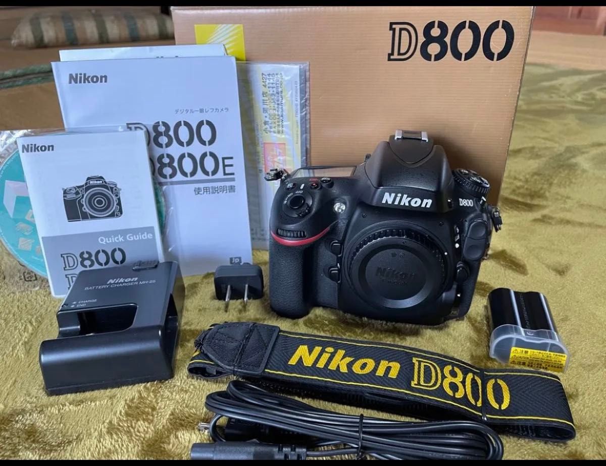 Nikon D800 ボディ 美品・防湿庫保管・動作確認済み ニコン デジタル