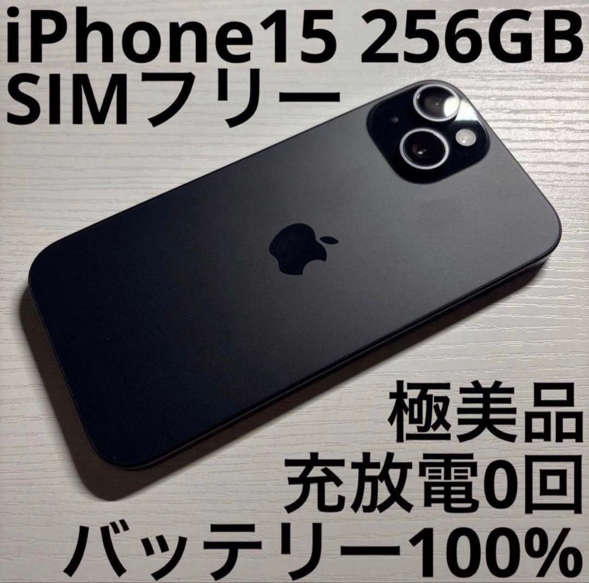 iPhone15 256GB ブラック SIMフリー 極美品｜Yahoo!フリマ（旧PayPay