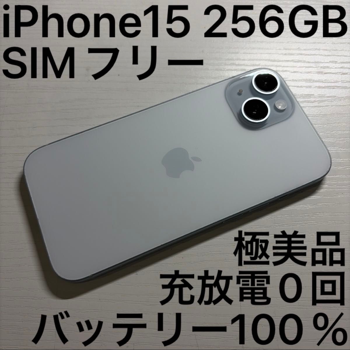 iPhone15 256GB ブルー SIMフリー 極美品｜Yahoo!フリマ（旧PayPayフリマ）