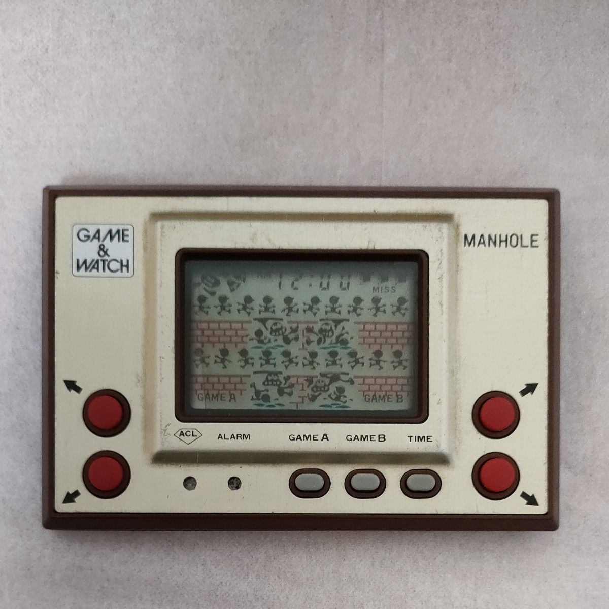 任天堂 ゲーム＆ウォッチ マンホール MANHOLE GAME & WATCH 修理品 美
