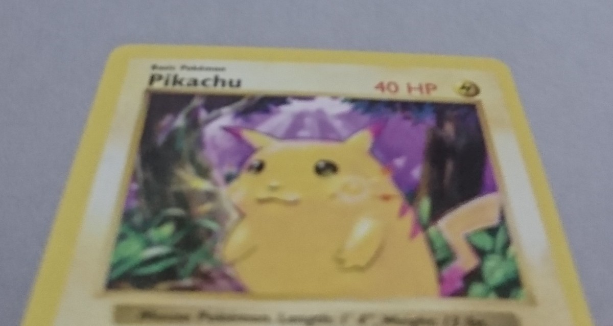 英語版 海外ポケカ 初期 シャドウレス シャドーレス ピカチュウ
