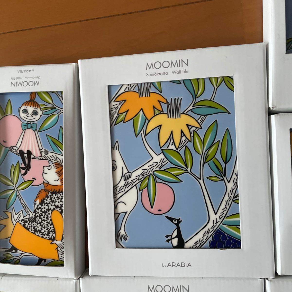 アラビア ムーミンの陶板 タイル ムーミンツリー壁掛けインテリア廃盤