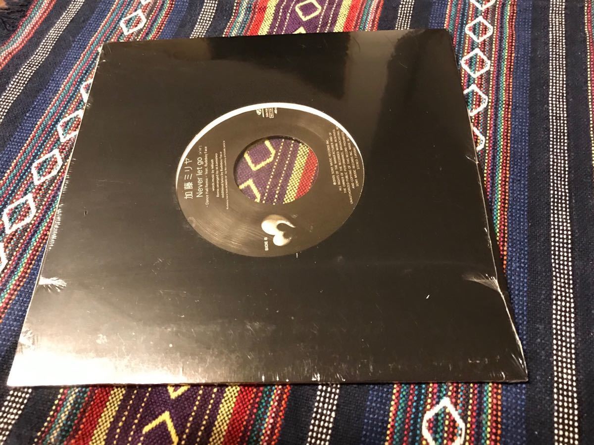 新品未使用 激レアプロモ盤 加藤ミリヤ「夜空/Never let go」7インチ