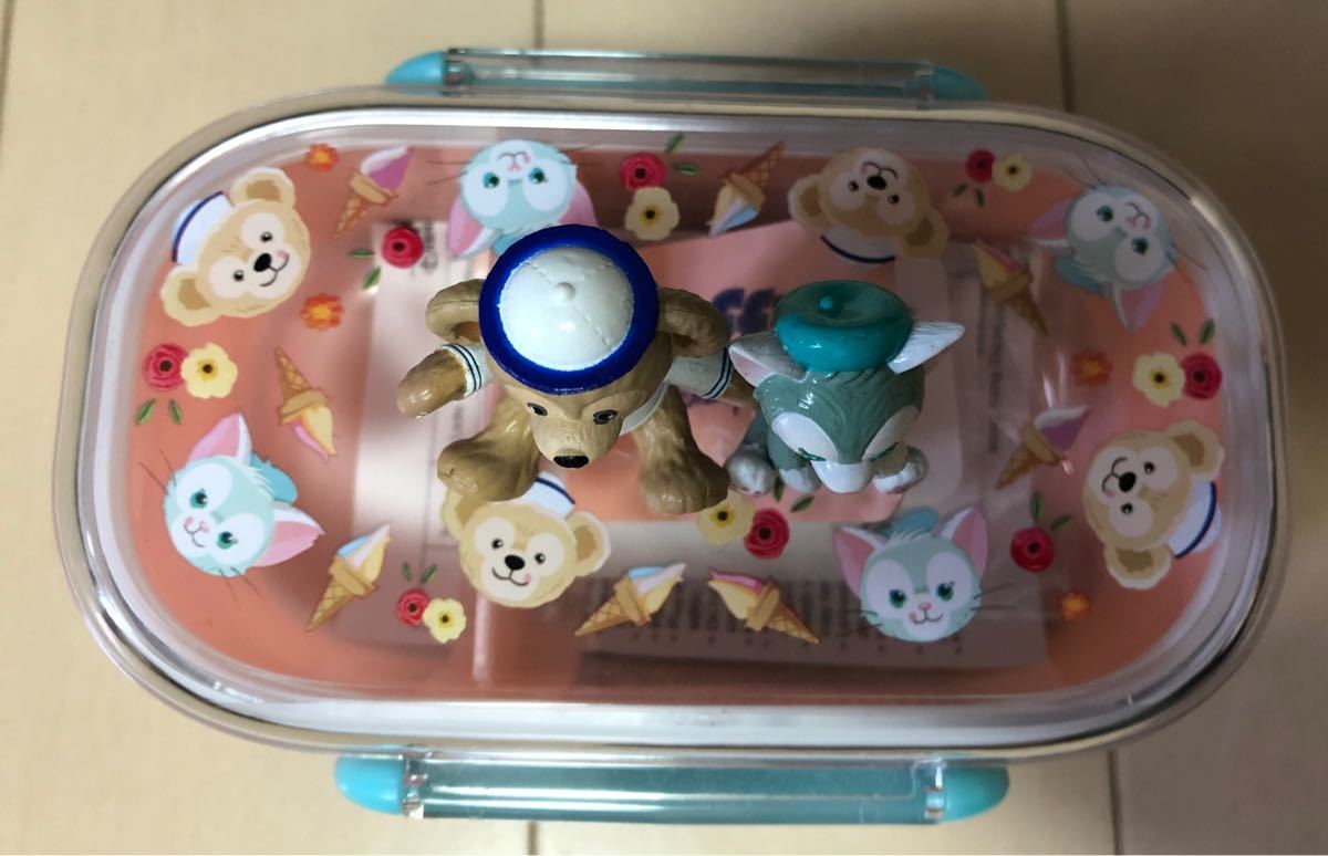 ディズニーランド香港 ダッフィー&ジェラトーニ お弁当箱 ランチ