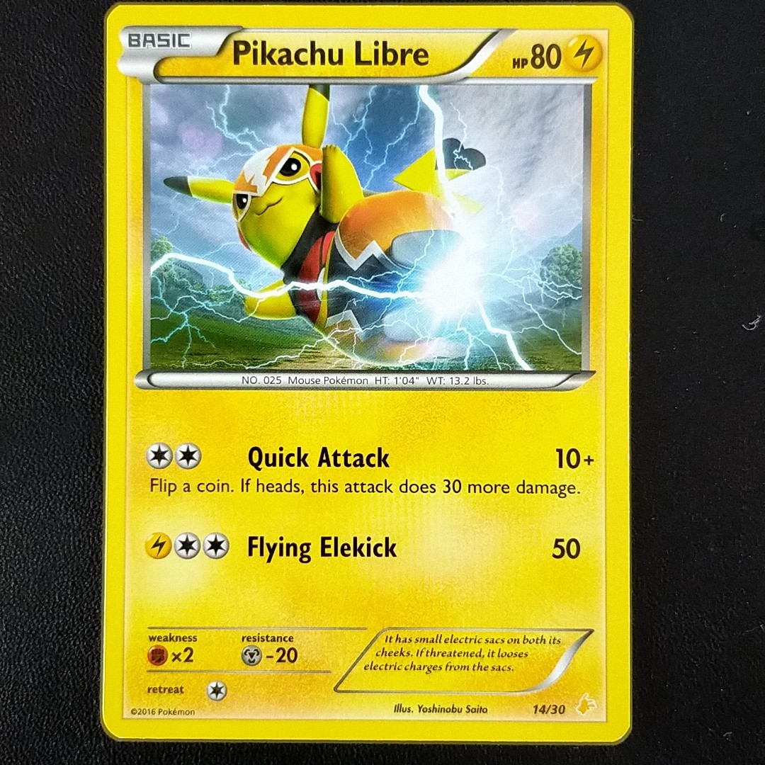 ポケモンカード 英語 海外 マスクドピカチュウ 14/30 ノーマル