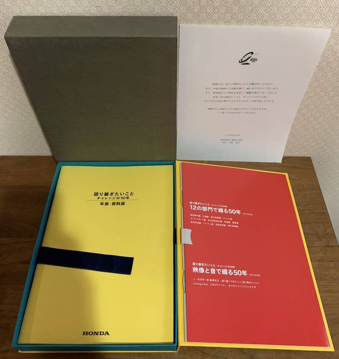 レア 新品 HONDA チャレンジの50年 ホンダ語り継ぎたいこと 本田技研